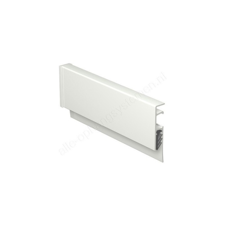 Artiteq Info Rail in white and alu (incl. end caps and mounting materials)