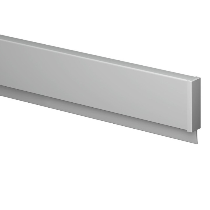 Artiteq Info Rail in white and alu (incl. end caps and mounting materials)