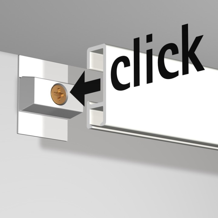 Artiteq Click & Connect - for wavy walls