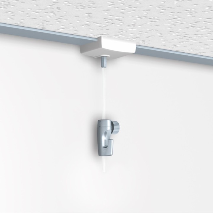 Newly H400 Drop Ceiling Edge Clamp incl. H50 Mini Hook