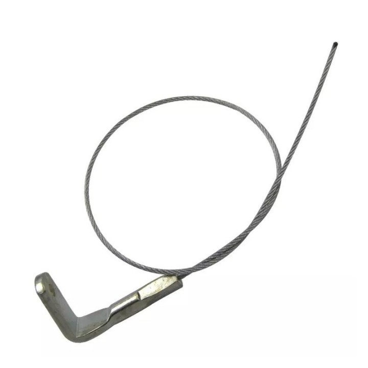 GeckoTeq Steel cable with a 90° mounting eye