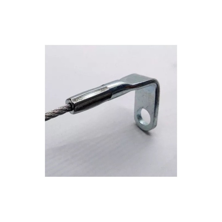GeckoTeq Staaldraad met een 90° montage oog