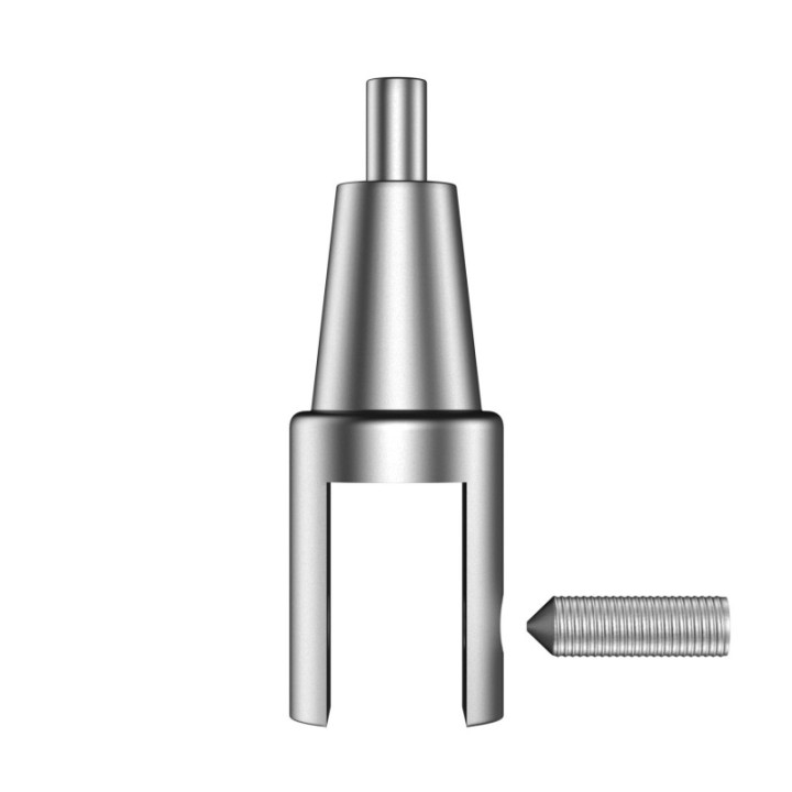 GeckoTeq Top Clamp Zelfremmende klem voor glas panelen tot 10 mm