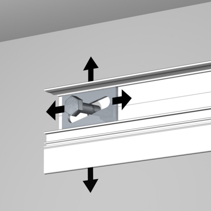 Newly R70 Museum Rail in white primer incl. Cover plate – 70kg