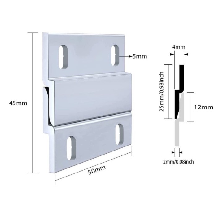 GeckoTeq Cleat Z Bar Ophang Clip - per set van 2