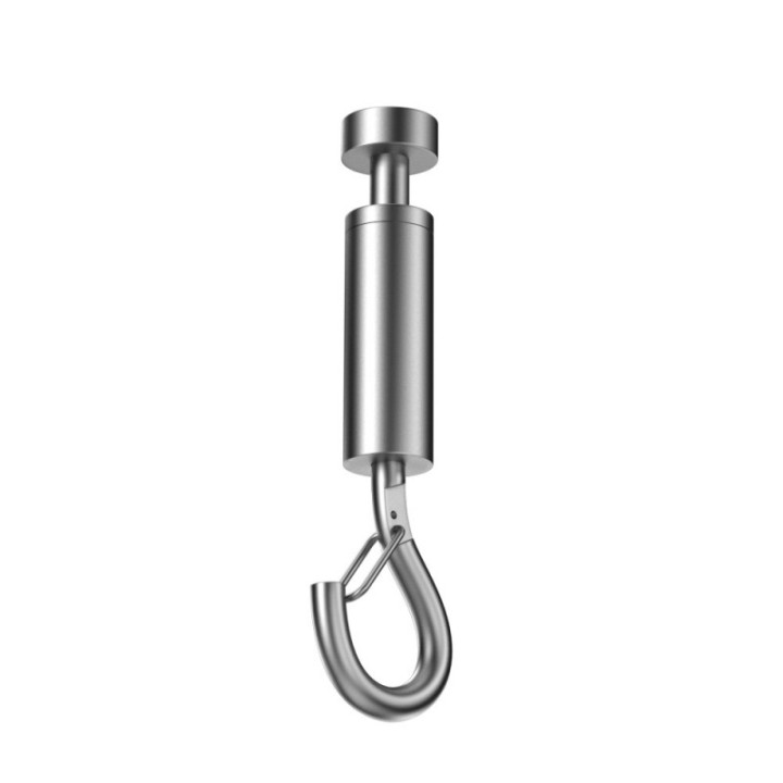 GeckoTeq Self-locking Loop Hook with safety Clip - 20kg