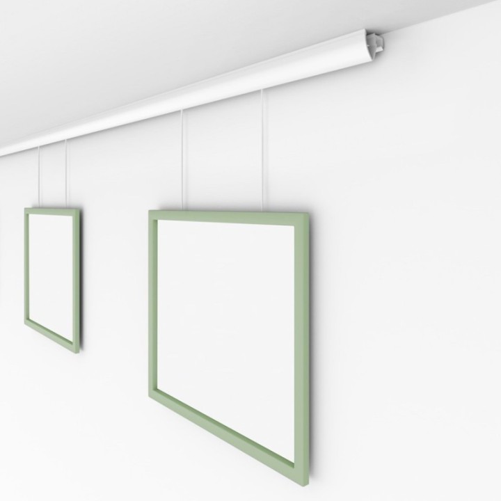 Artiteq Up Rail - de wand rail voor aan het plafond
