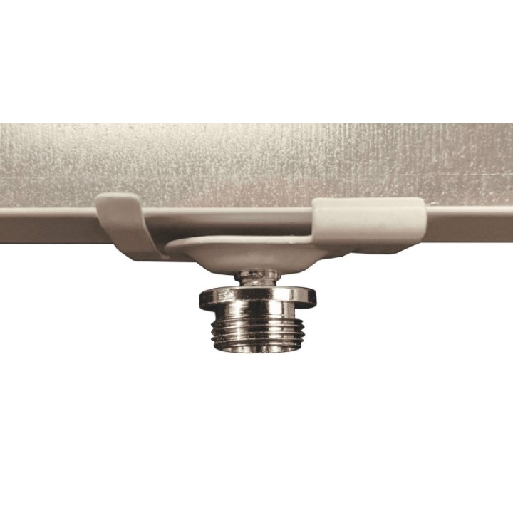GeckoTeq metal clamp in white for suspended ceilings - 10kg