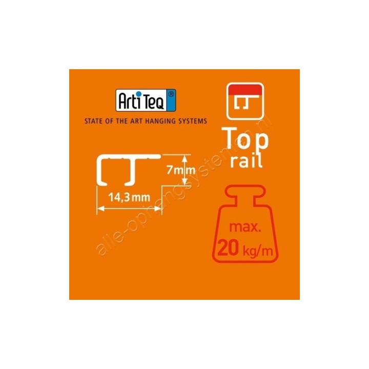 Buy Artiteq Toprail easily at All Hanging Systems