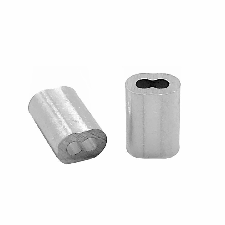 GeckoTeq Compression Bus Wire Clamp 2.0mm in black and aluminum