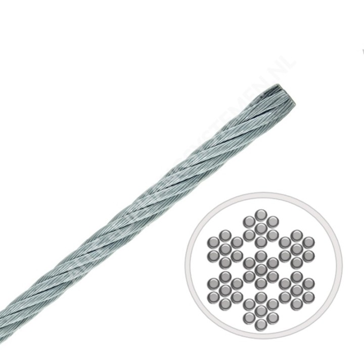 Artiteq Non-knottable steel wire - 100m