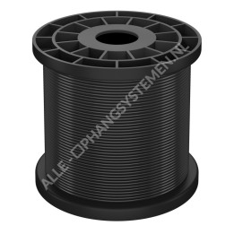 Geckoteq Steel Picture Wire Coil Black or White - 100m
