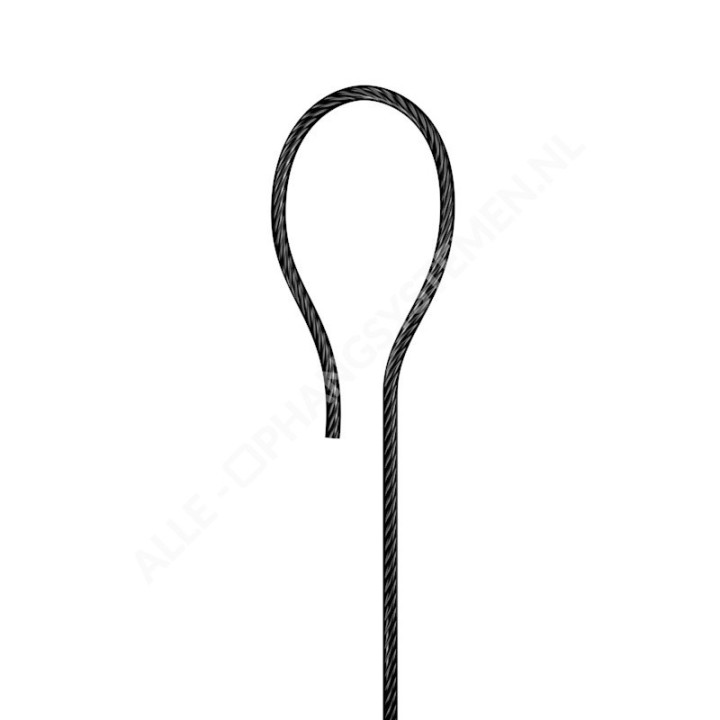 Geckoteq Steel Picture Wire Coil Black or White - 100m