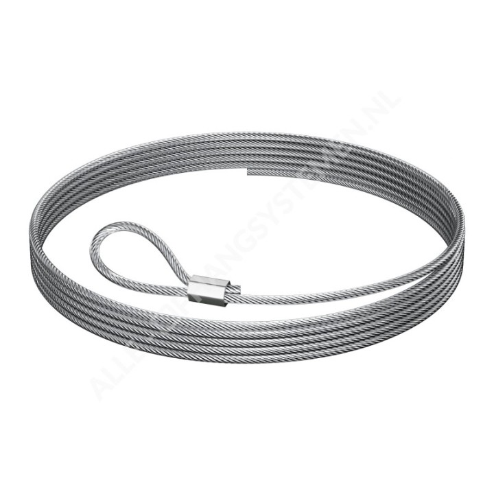 GeckoTeq Steel wire 1.5mm non-knottable - per 2 meters