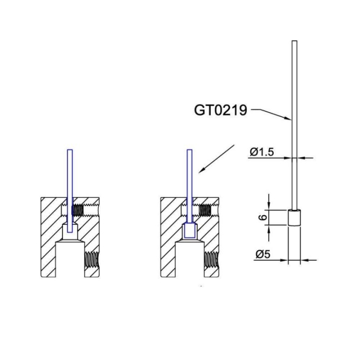 GeckoTeq Klemhouders voor Glas en Akoestische en normale Panelen tot 10mm - 20kgs