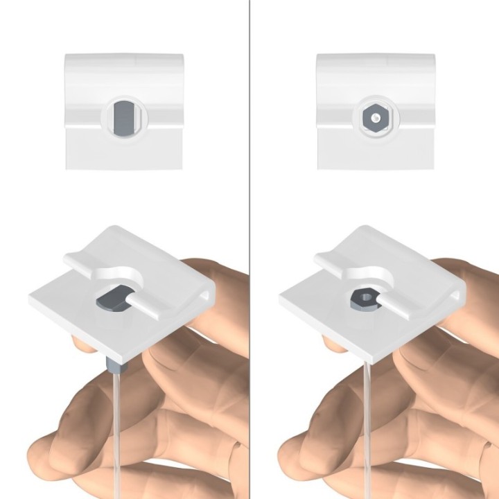 Artiteq Systeemplafond Clip in 2 kleuren - per stuk