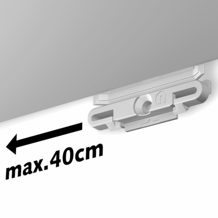 Newly R10 Rail - 200cm - plafond aansluitend