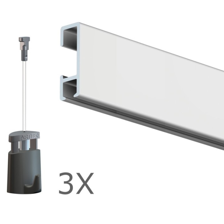 Hanging set 6 meters PRO - Artiteq quality rail