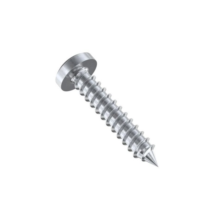GeckoTeq Round Head Phillips Screw Stainless Steel - in 2 sizes