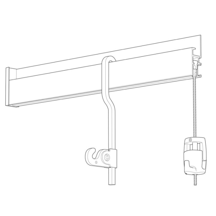 Newly 4x4mm Rod U-Top alu - for R30