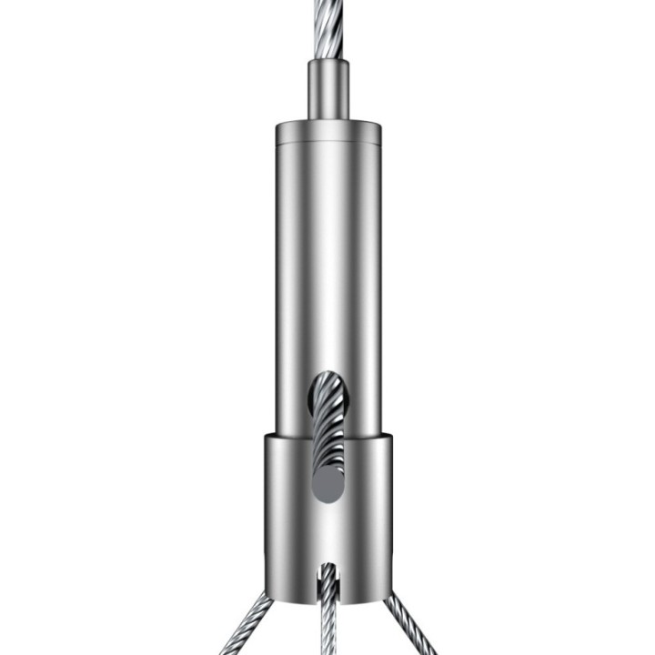 GeckoTeq - Self-locking wire clamp with wire divider - 20kg