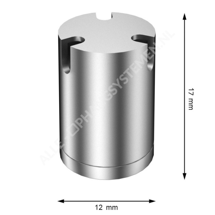GeckoTeq Schroefbaar plafond anker met splitter voor 3 draden - 15kg