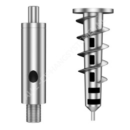 Geckoteq screw-in spiral anchor with Gripper