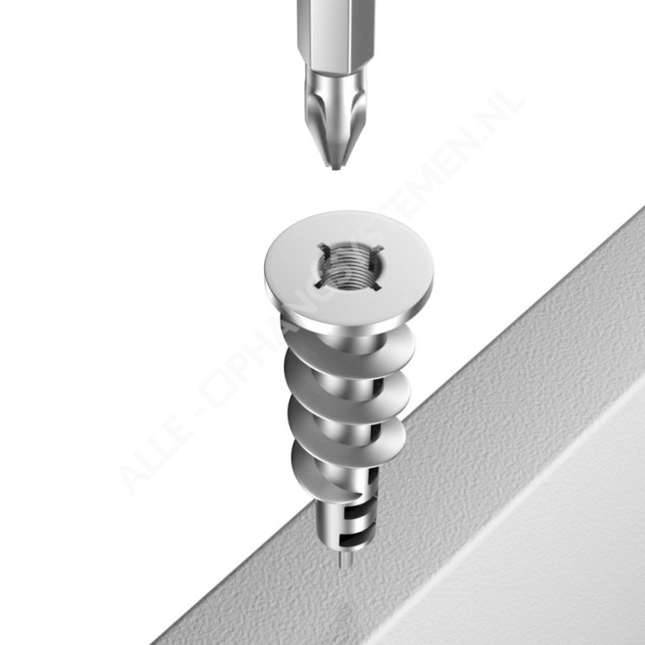 Geckoteq screw-in spiral anchor with Gripper