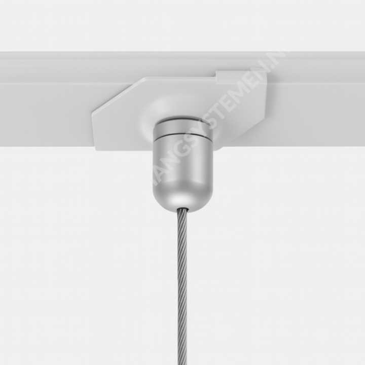 GeckoTeq metal clamp in white for suspended ceilings - 8kg
