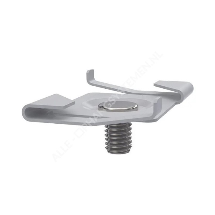 GeckoTeq metal clamp in white for suspended ceilings - 10kg
