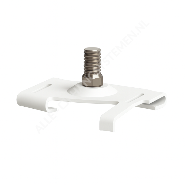GeckoTeq metal clamp in white for suspended ceilings - 10kg