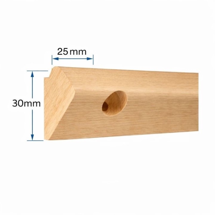 Artiteq houten gallery schilderij rail - 20 kg p/m