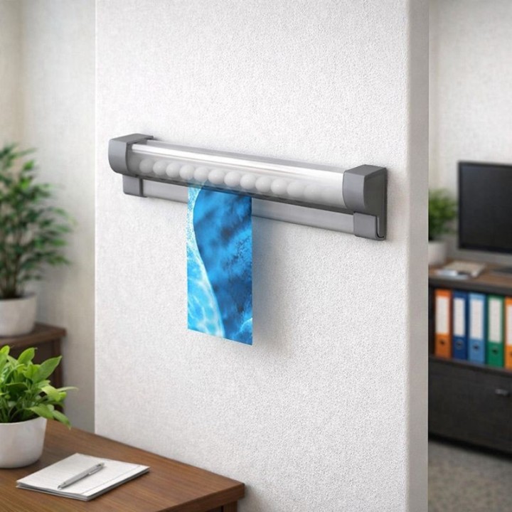Artiteq Memo- Info- Marble Paper Rail incl. end caps and mounting materials