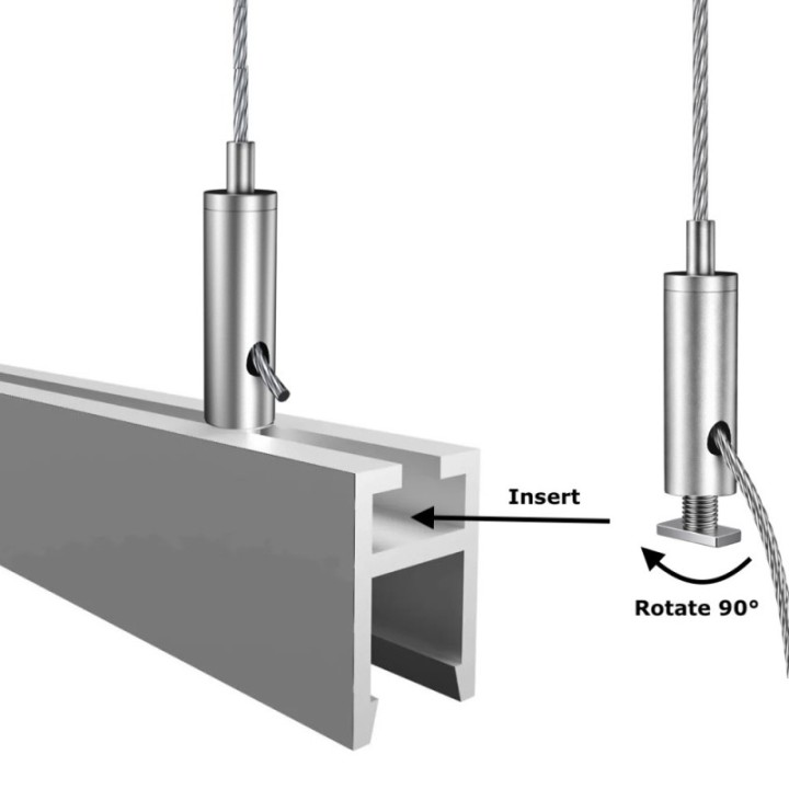 GeckoTeq PET panel rail gripper clamp – 20kg