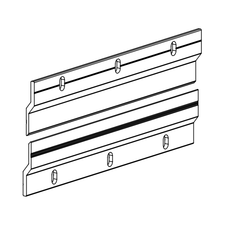 GeckoTeq Cleat Z Bar Hanging Rail - per set of 2
