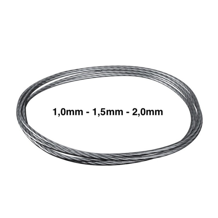Artiteq Non-knottable steel wire - 100m