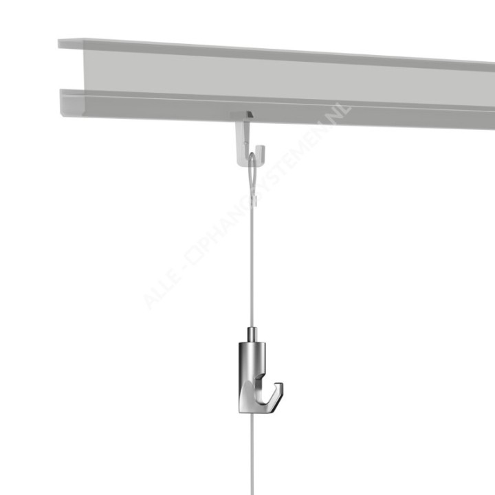 GeckoTeq 2,0mm Perlon Wire with Loop Glass Clear