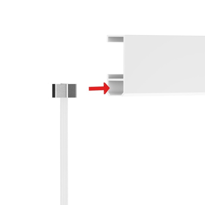 GeckoTeq Perlon Cord with Hexglider 'Crystal Clear’ - 2.0 mm Ø