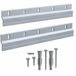 GeckoTeq Cleat Z Bar Ophang Rail - per set van 2 - in 8 lengte maten