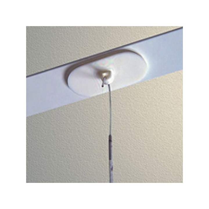 GeckoTeq zelfklevend plafond oog wit - ovaal - per stuk