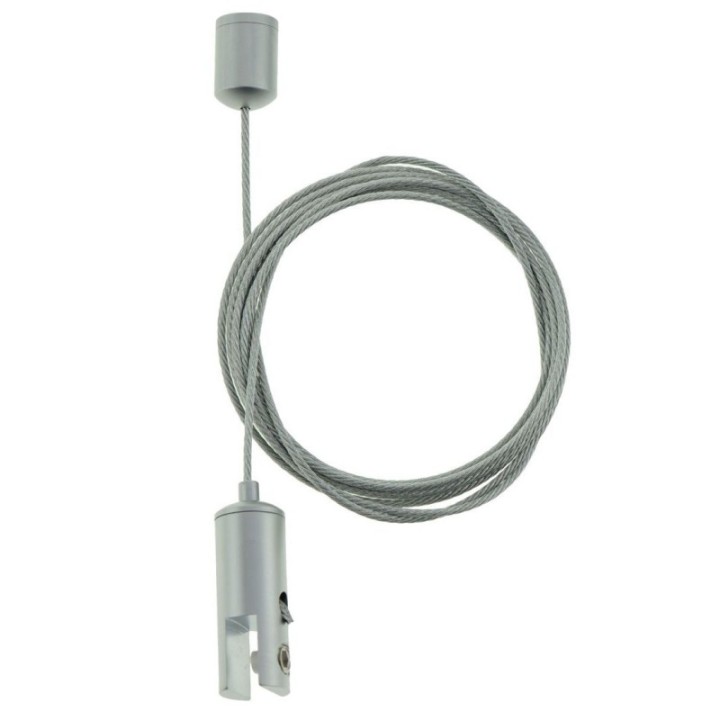 GeckoTeq Ceiling Cam Cable System with Self-locking Clamp 6 mm - 10kg