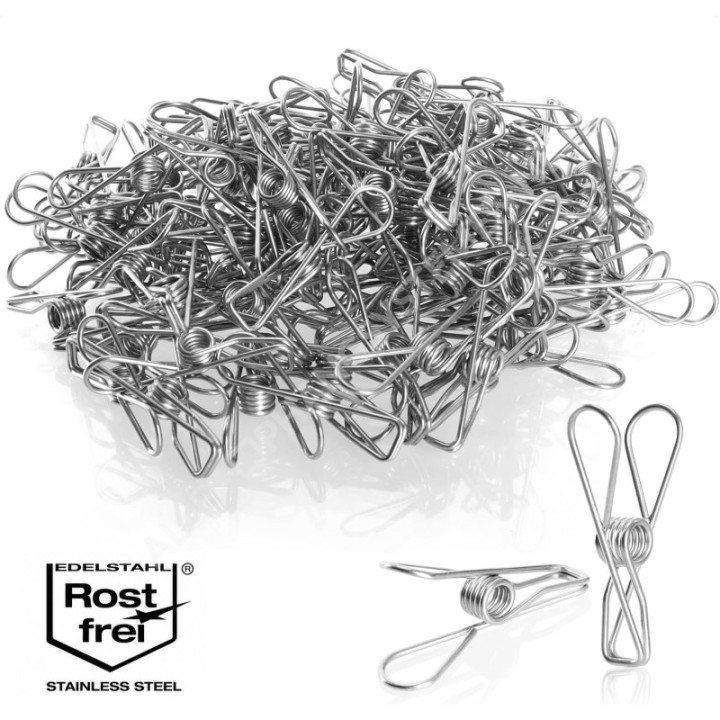 GeckoTeq RVS Stalen Foto Clips - per 10 stuks