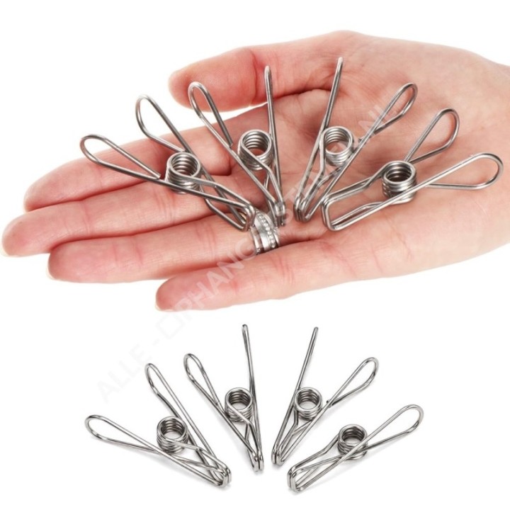 GeckoTeq RVS Stalen Foto Clips - per 10 stuks