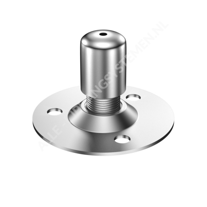 GeckoTeq Ronde montageflens (Rosette) met centraal schroefdraad