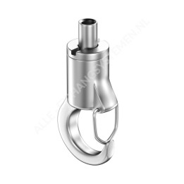 GeckoTeq Self-locking mini safety hook - 25kg