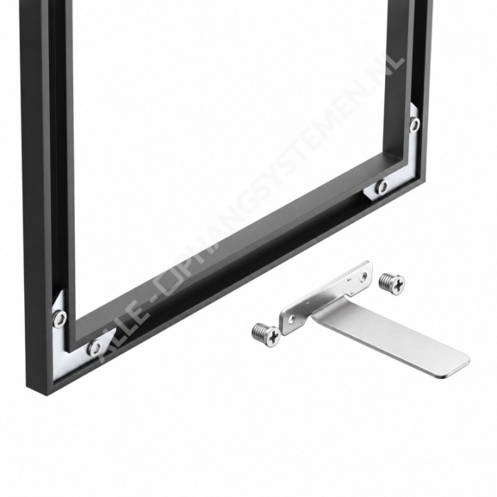 Universele inschroefstandaard voor aluminium en houten lijsten