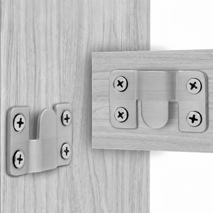 GeckoTeq Multifunctionele Meubel Z-Clip Ophangbeugel - Set van 2 stuks