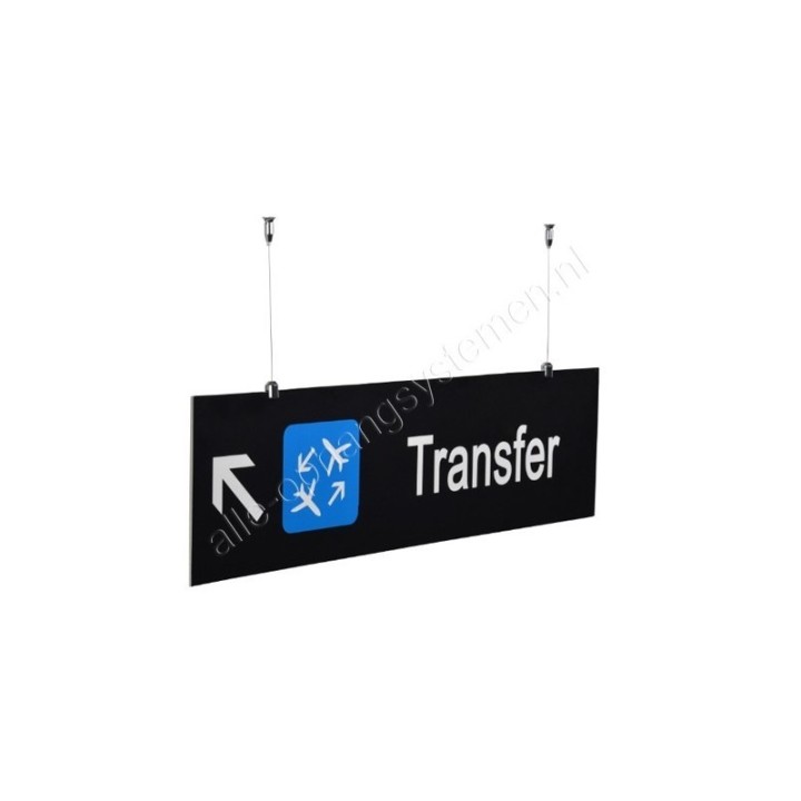 GeckoTeq Ceiling suspension system 5 mm - 15kg
