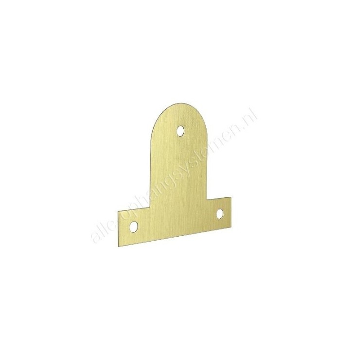 GeckoTeq Fixing Plate brass - 35mm