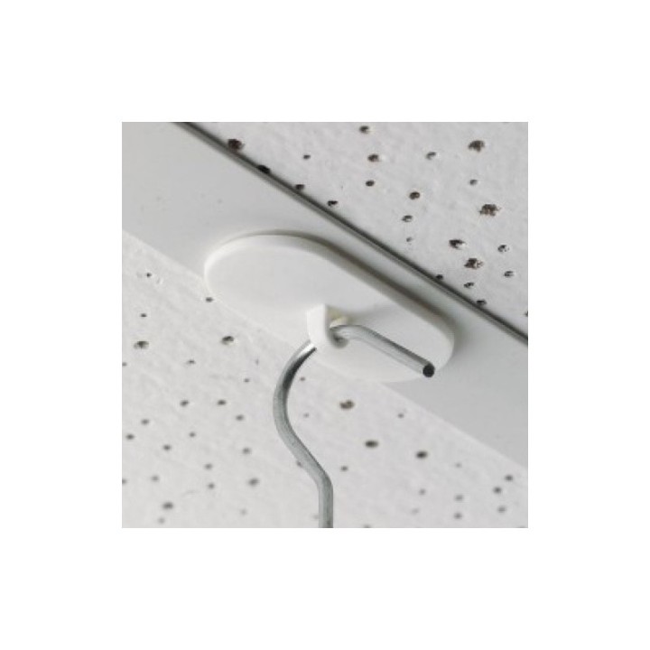 GeckoTeq Adhesive Ceiling Eye white - oval - per one